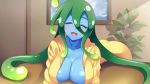 1girl big_breasts breasts cleavage female_only monster_musume_no_iru_nichijou suu_(monster_musume)