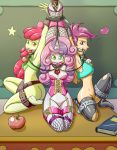  3_girls 3girls apple_bloom apple_bloom_(mlp) ass ball_gag bondage breasts equestria_girls friendship_is_magic hitori09 horned_humanization my_little_pony scootaloo scootaloo_(mlp) small_breasts sweetie_belle sweetie_belle_(mlp) teeth winged_humanization young young_human 