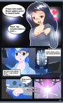 1girl 1girl big_breasts breast_expansion breasts comic expansion