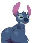 ass_crack big_ass femboy girly huge_ass lilo_and_stitch male_only nude stitch