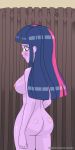 1girl ass breast chuyryu equestria_girls female female_only friendship_is_magic long_hair looking_at_viewer my_little_pony nude sideboob solo standing twilight_sparkle twilight_sparkle_(mlp)