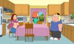 breasts breasts brother_and_sister chris_griffin family_guy flashing kitchen lois_griffin meg_griffin mom nervous omg