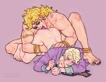  2boys diamond_in_unbreakable dio_brando jojo&#039;s_bizarre_adventure kira_yoshikage male male/male male_only yaoi yaoi 