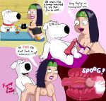 american_dad ass breasts brian_griffin crossover cum_in_pussy cum_inside dog dog_penis doggy_position drunk erect_penis family_guy from_behind hayley_smith nightmare_i_want nipples nude thighs