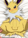  anus ass eeveelution erect_penis erection jolteon male nintendo offering penis pokemon pokemon_(anime) presenting_anus presenting_ass presenting_penis showing_penis spread_ass spread_legs testicle testicles 