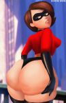 1girl armwear ass big_ass big_breasts bob_cut bodysuit bottom_heavy breasts brown_eyes brown_hair bubble_ass bubble_butt cartoon_milf clothed_female dat_ass disney divine_wine elastigirl eyewear female female_focus female_only female_solo grabbing_own_ass helen_parr high_res huge_ass human large_ass large_breasts legwear light-skinned light-skinned_female light_skin looking_back mask matching_hair/eyes mature mature_female milf neckwear pixar sexy sexy_ass sexy_body sexy_breasts short_hair sideboob skin_tight smelly_ass solo solo_female solo_focus standing superheroine the_incredibles thicc thick thick_ass thick_thighs thighs vampiranhya_(artist) wide_hips