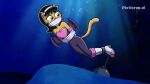  1girl ai ai_generated butch_hartman_(copyright) cartoon cloth_gag cosplay crossover crossover_cosplay drowning fallnightwolf female gagged kitty_katswell nickelodeon peril pixverse.ai rouge_the_bat rouge_the_bat_(cosplay) sega solo sonic_(series) sonic_the_hedgehog_(series) t.u.f.f._puppy underwater underwater_peril 