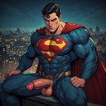 big_penis male male_only outside sloppyai superman superman_(series)