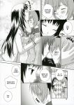  comic hikari_konohana monochrome strawberry_panic tsubomi_okuwaka yaya_nanto 