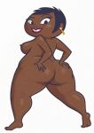 1girl ai_generated ass ass_shake big_ass big_breasts black_eyes black_hair breasts brown_skin charles2001 christine_bluestone dancing dreamworks earrings eyebrows eyelashes feet female_only four_fingers hips jay_ward_productions lipstick looking_at_viewer mr._peabody_and_sherman navel netflix nipples pussy sexy sexy_ass sexy_body sexy_breasts shaking smile the_mr._peabody_and_sherman_show toes