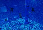 4girls aquaphilia ass breasts bubbles drowning female group halo_(series) microsoft multiple_girls nude peril puffy_cheeks sangheili swimming the_poolrooms underwater underwater_peril zantzusui