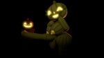  1futa 1girl 1girl five_nights_at_freddy&#039;s futanari horsecock horsecock_futanari jack_o_pumpkin_(fnaf) penis pumpkin pumpkin_girl pumpkin_head 