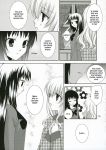  comic hikari_konohana monochrome strawberry_panic tsubomi_okuwaka yaya_nanto 