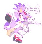 1boy 1girl anthro blaze_the_cat breasts breasts_out dialogue erection furry furry_female nipples offscreen_male penetration penis penis_in_pussy sega sex sonic_the_hedgehog_(series)