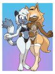  2girls female idw_publishing lemur sega sonic_the_hedgehog_(comics) sonic_the_hedgehog_(idw) sonic_the_hedgehog_(series) sonicguru tagme tangle_the_lemur whisper_the_wolf wolf 