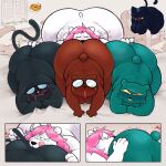 angus ass_on_face bear blush blush blushing_male breasts cat drooling female_fingering_male female_rimming_male fingering fingering_ass furry male/female masturbation masturbation overweight_female overweight_male sweat sweaty sweaty_butt zlut385