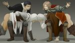 2010 4boys altair_ibn_la-ahad assassin's_creed doubleleaf ezio_auditore_da_firenze human human_only leonardo_da_vinci_(assassin's_creed) male male_only malik_al-sayf no_visible_genitalia otk otk_spanking over_the_knee pants_down spanking yaoi