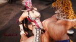  1boy 1girl 1girls 3d alternate_version_available big_breasts blender boots brown_eyes brown_hair creampie cum cum_in_pussy cum_inside exposed_breasts forsavide gloves jaycee julia_chang king_(tekken) leotard leotard_aside long_hair luchador male mask muscular_male namco necklace nipples riding sex singlet tekken tekken_8 tekken_tag_tournament_2 vaginal_penetration watermark wrestling_outfit 