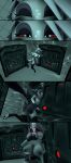 1girl amazon_prime ass breasts drowning drunk_crowley female hellhound helluva_boss loona_(helluva_boss) nude nudity peril solo swimming underwater underwater_peril vivziepop youtube