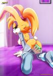  1girl anthro anus archie_comics ass bbmbbf breasts bunnie_rabbot dildo dildo_in_pussy female female_only looking_at_viewer looking_back masturbation mobius_unleashed nipples nude open_mouth palcomix pussy rabbit sega sex_toy solo sonic_(series) sonic_the_hedgehog_(archie) sonic_the_hedgehog_(comics) sonic_the_hedgehog_(series) teeth tongue vaginal_insertion vaginal_penetration 