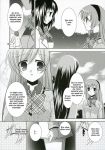  comic hikari_konohana monochrome strawberry_panic tsubomi_okuwaka yaya_nanto 