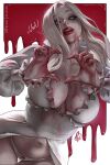  1girl 1girls 2026 alternate_version_available ass big_breasts blood boob_window capcom child_bearing_hips curvaceous curvaceous_ass curvaceous_body curvaceous_female curvaceous_figure curvaceous_hips curvaceous_thighs curvy curvy_body curvy_female curvy_figure curvy_hips curvy_thighs dress eyelashes female_focus female_only grin hand_heart heart_hands long_hair looking_at_viewer narrowed_eyes olchas pale-skinned_female pale_skin panties red_lipstick resident_evil resident_evil_9 resident_evil_9:_requiem resident_evil_requiem selena_corey smiling_at_viewer thick thick_hips thick_legs waifu white_dress white_eyes white_hair zombie zombie_girl 