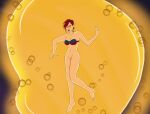 1girl arcane barefoot bottomless bra breasts cleavage disney feet female hockeyman975 league_of_legends navel netflix parody pussy riot_games solo tagme the_little_mermaid underwater vi_(league_of_legends)