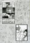  amane_ohtori aoi_nagisa chiyo_tsukidate comic hikari_konohana monochrome strawberry_panic suzumi_tamao tsubomi_okuwaka yaya_nanto 