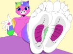  1girl 5_toes aged-up big_breasts breasts cat catgirl claws collar cute_feet cyborg-steve delicious_feet delicious_soles edited fangs feet feet_on_table feet_up felicity_(rainbow_butterfly_unicorn_kitty) felid feline felis foot_focus foot_tease furry happy horn humanoid_feet inviting legs_up male nickelodeon nicktoons pawpads pink_fur presenting_feet rainbow_butterfly_unicorn_kitty rainbow_fur rbuk sexy_feet sexy_soles smile soles tasty_feet tasty_soles toeclaws toes unicorn_horn 