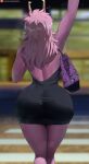 1girl ashido_mina big_breasts boku_no_hero_academia bubble_butt cleavage horny inviting_to_sex mina_ashido my_hero_academia oroborus pink_hair pose standing teasing thick_thighs yellow_eyes 