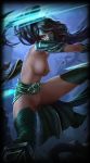 akali ass assassin half_naked nipples