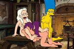  disenchantment fingering futurama grool marge_simpson oral princess_bean pussylicking table the_simpsons threesome turanga_leela yuri 