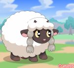 1girl alfa995 blush breasts chubby crying embarrassed furry game_freak gif medium_breasts nervous nintendo nipples pokemon pussy surprised wooloo