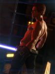  1_boy 1boy 3d 3d_(artwork) cal_kestis cameron_monaghan human human_only male male_human male_only moonx non-nude orange_hair pecs redhead shirtless short_hair solo star_wars star_wars_jedi:_fallen_order 