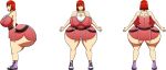 ale-mangekyo ale-mangekyo_(artist) ass big_ass big_breasts breasts cleavage commission dat_ass female kairi kingdom_hearts solo