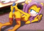  archie_comics bbmbbf blush breasts dildo isabella_mongoose masturbation mobius_unleashed palcomix purple_hair sega sonic_(series) sonic_the_hedgehog_(series) stockings 