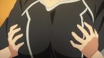  1girl animated breast_grab breasts clothing female female_only gender_bender maken-ki! nipple_bulge nipple_tweak no_sound self_fondle solo solo_female tagme webm 