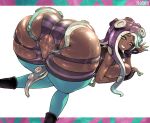 1girl huge_ass marina_(splatoon) nintendo octoling presenting_pussy rebis splatoon splatoon_2 tentacle_hair