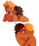 kissing nico_di_angelo percy_jackson percy_jackson_and_the_olympians will_solace yaoi