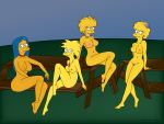  big_breasts edit family female_only inverted_nipples large_areolae lisa_simpson lisalover maggie_simpson marge_simpson miss_futurama_(artist) mother_&amp;_daughter multiple_girls nude pointy_nipples the_simpsons zia_simpson-van_houten 