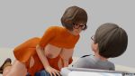 3d breasts glasses illusion miniskirt nipples no_bra scooby-doo thighs topless torn_clothes velma_dinkley