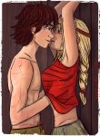 1boy 1girl abs astrid_hofferson hiccup hiccup_(httyd) hiccup_horrendous_haddock_iii how_to_train_your_dragon muscle muscular pectorals