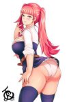  1girl big_breasts female_focus female_only fire_emblem fire_emblem:_three_houses hilda_(fire_emblem) hilda_valentine_goneril huge_ass long_hair pantyshot pantyshot_(standing) revolverwingstudios solo_female tagme upskirt 