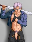 abs big_penis dragon_ball muscle muscular pectorals pubic_hair trunks_briefs yaoi