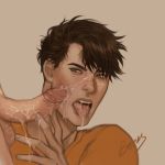 big_penis cum cum_in_mouth cum_on_face facial percy_jackson percy_jackson_and_the_olympians semen yaoi