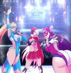  3_girls angel_(kof) ass big_ass breasts capcom cleavage dat_ass ihsnet jaycee julia_chang king_of_fighters namco rainbow_mika snk street_fighter tekken tekken_tag_tournament_2 twitter xwf 