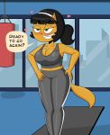  anthro feline furry gym gym_uniform kitty_katswell sports_bra sportswear t.u.f.f._puppy tagme 