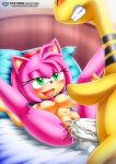 ampharos amy_rose bbmbbf blush breasts happy horny mobius_unleashed palcomix pietro's_secret_club pokemon pokepornlive sega sonic_(series) sonic_the_hedgehog_(series) vaginal_penetration