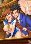  2016 ace_attorney athena_cykes phoenix_wright revolverwingstudios sex 