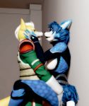 duo duo_focus fox_mccloud holding krystal sex star_fox vaginal vaginal_penetration vaginal_sex